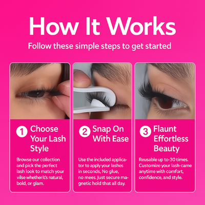LashSnap™ Magnetic Eyelashes